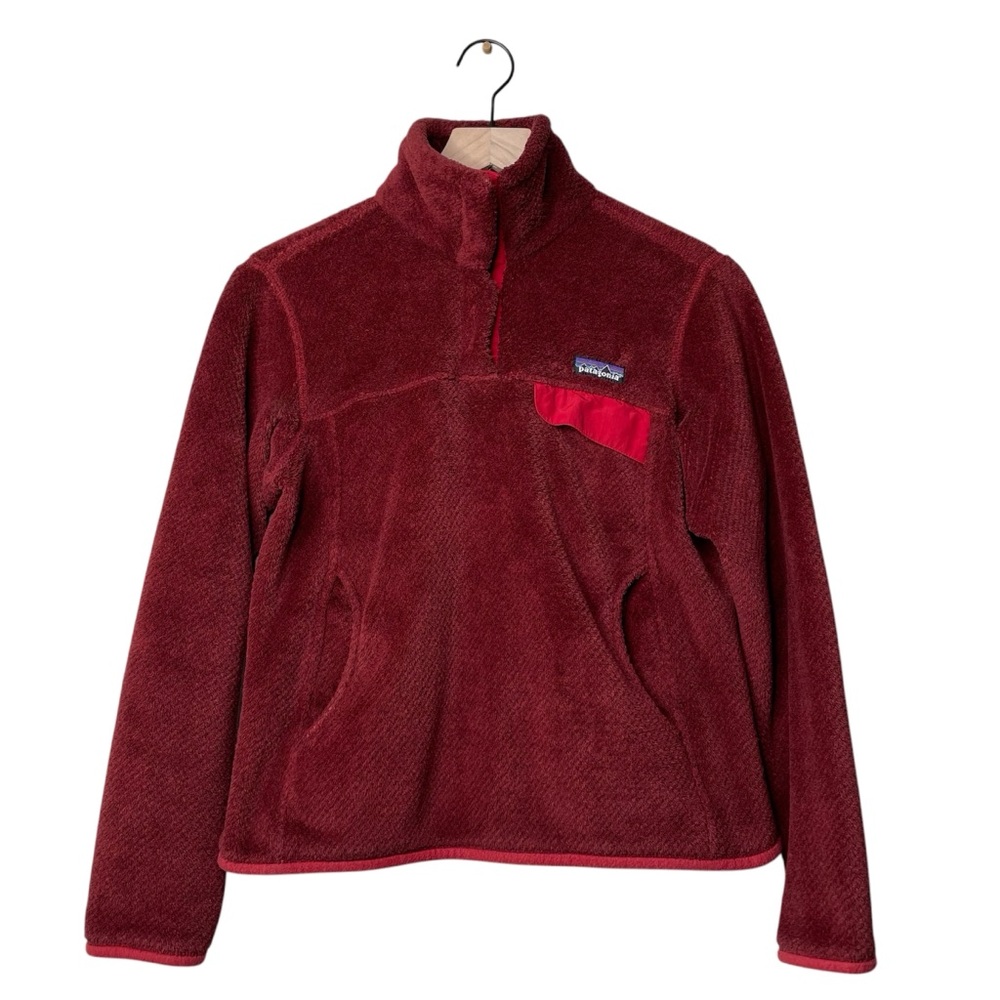 Patagonia Women’s Re-Tool Snap-T Fleece Pullover Sweater Quarter Button Up